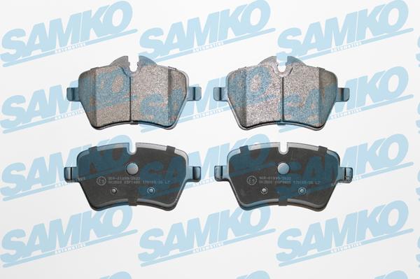 Samko 5SP1485 - Kit pastiglie freno, Freno a disco www.autoricambi360.it