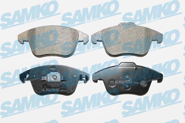 Samko 5SP1480 - Kit pastiglie freno, Freno a disco www.autoricambi360.it
