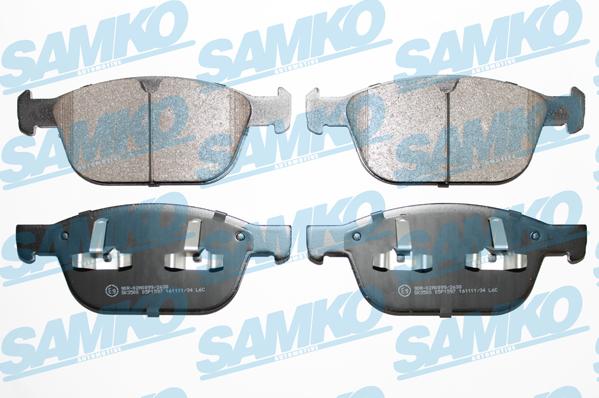 Samko 5SP1597 - Kit pastiglie freno, Freno a disco www.autoricambi360.it
