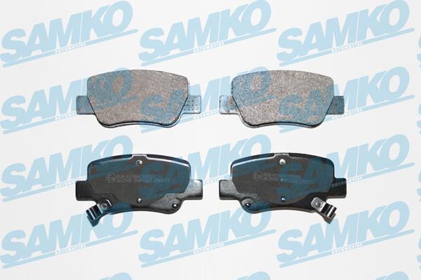 Samko 5SP1522 - Kit pastiglie freno, Freno a disco www.autoricambi360.it