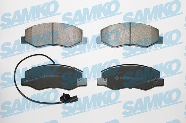 Samko 5SP1570 - Kit pastiglie freno, Freno a disco www.autoricambi360.it