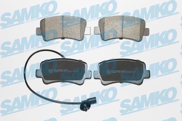 Samko 5SP1578 - Kit pastiglie freno, Freno a disco www.autoricambi360.it