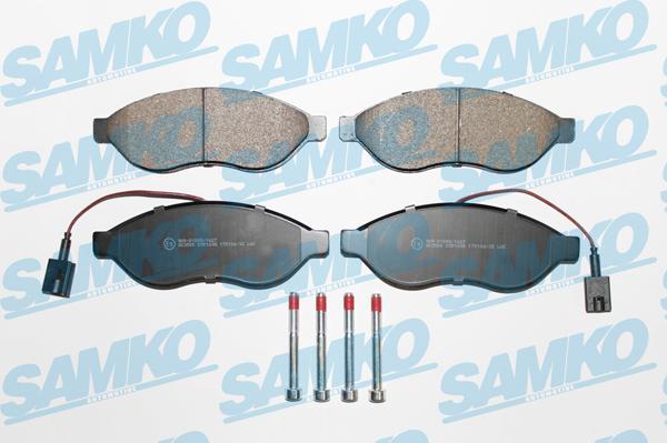 Samko 5SP1698 - Kit pastiglie freno, Freno a disco www.autoricambi360.it