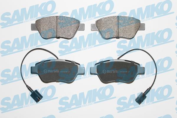 Samko 5SP1656 - Kit pastiglie freno, Freno a disco www.autoricambi360.it