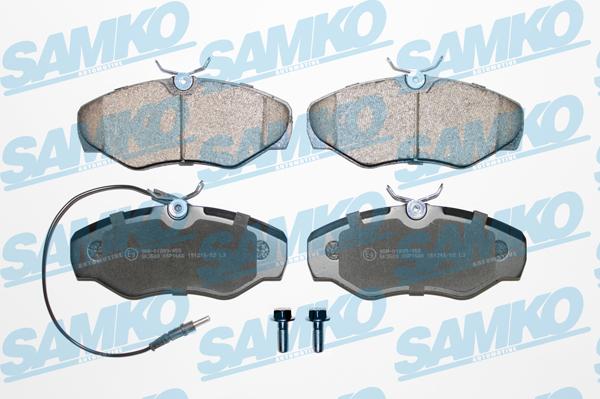 Samko 5SP1660 - Kit pastiglie freno, Freno a disco www.autoricambi360.it