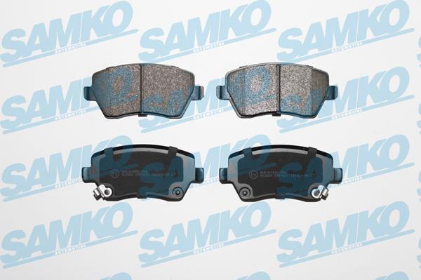 Samko 5SP1621 - Kit pastiglie freno, Freno a disco www.autoricambi360.it