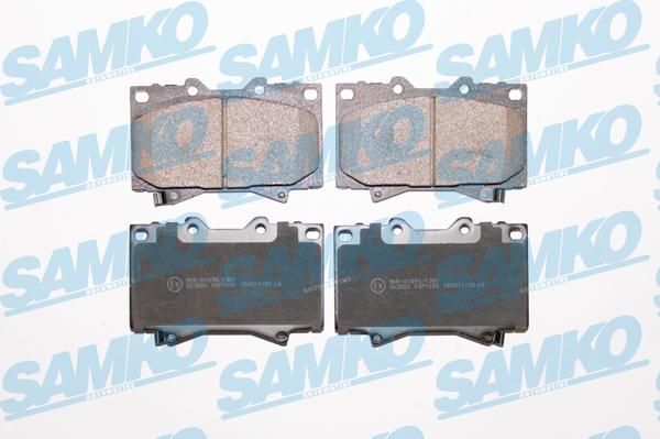Samko 5SP1050 - Kit pastiglie freno, Freno a disco www.autoricambi360.it