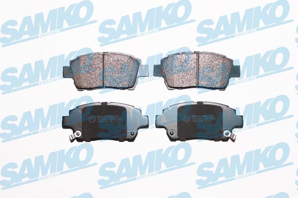 Samko 5SP1062 - Kit pastiglie freno, Freno a disco www.autoricambi360.it