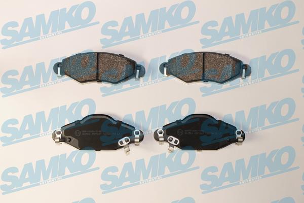 Samko 5SP1001 - Kit pastiglie freno, Freno a disco www.autoricambi360.it