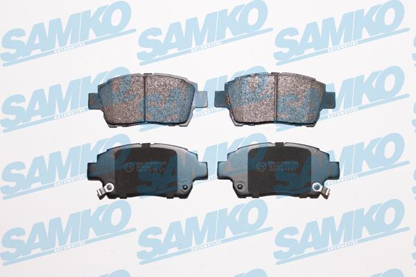 Samko 5SP1003 - Kit pastiglie freno, Freno a disco www.autoricambi360.it