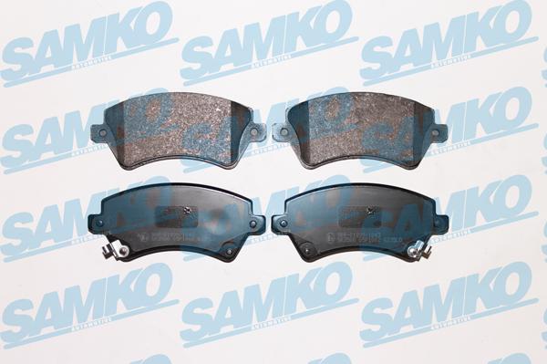 Samko 5SP1002 - Kit pastiglie freno, Freno a disco www.autoricambi360.it