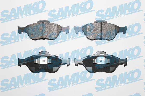 Samko 5SP1088 - Kit pastiglie freno, Freno a disco www.autoricambi360.it