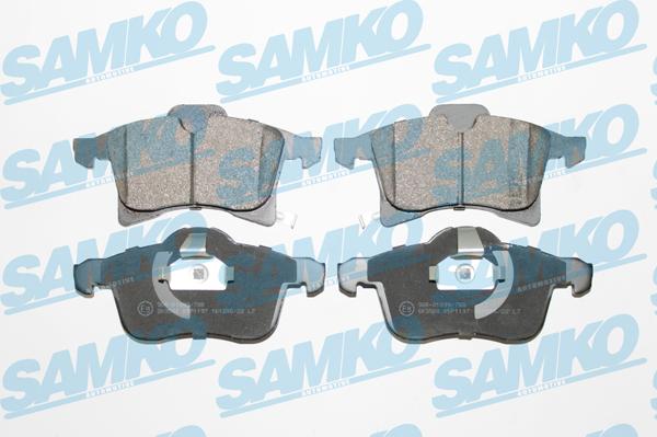 Samko 5SP1197 - Kit pastiglie freno, Freno a disco www.autoricambi360.it