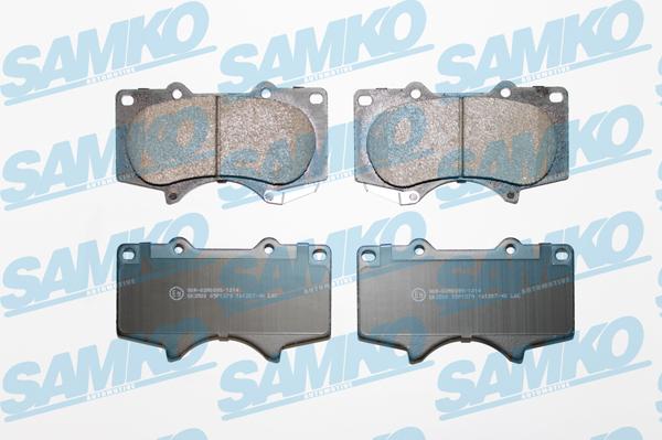 Samko 5SP1379 - Kit pastiglie freno, Freno a disco www.autoricambi360.it
