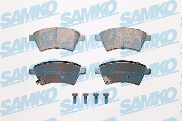Samko 5SP1245 - Kit pastiglie freno, Freno a disco www.autoricambi360.it