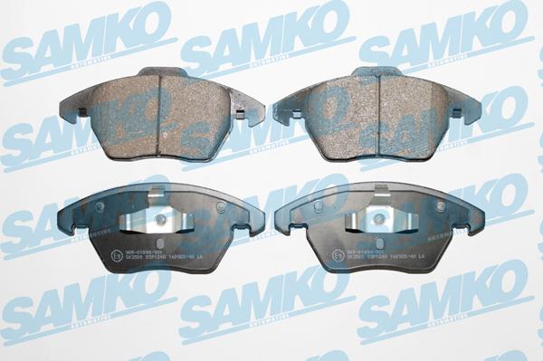 Samko 5SP1248 - Kit pastiglie freno, Freno a disco www.autoricambi360.it