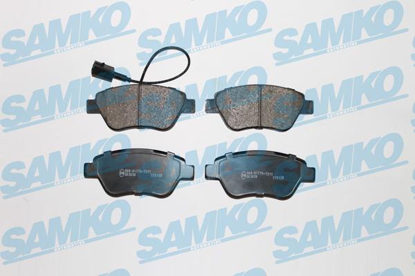 Samko 5SP1266 - Kit pastiglie freno, Freno a disco www.autoricambi360.it