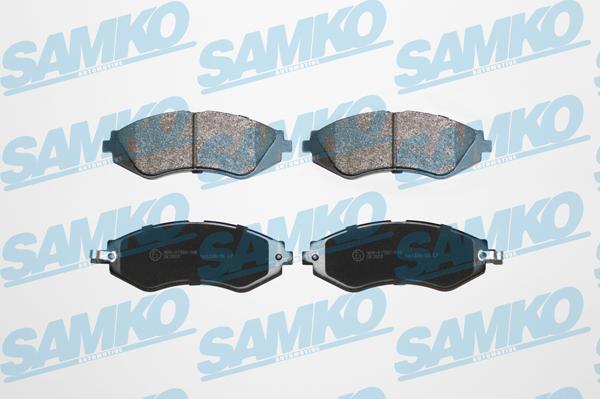 Samko 5SP1208 - Kit pastiglie freno, Freno a disco www.autoricambi360.it