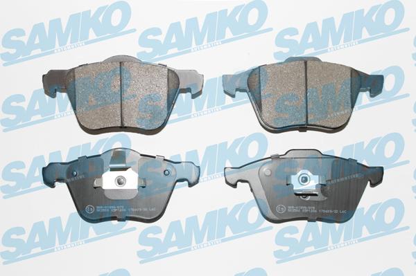 Samko 5SP1286 - Kit pastiglie freno, Freno a disco www.autoricambi360.it