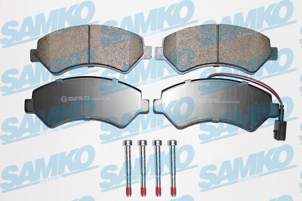 Samko 5SP1288 - Kit pastiglie freno, Freno a disco www.autoricambi360.it