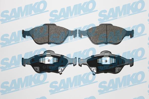 Samko 5SP1283 - Kit pastiglie freno, Freno a disco www.autoricambi360.it