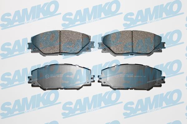 Samko 5SP1282 - Kit pastiglie freno, Freno a disco www.autoricambi360.it