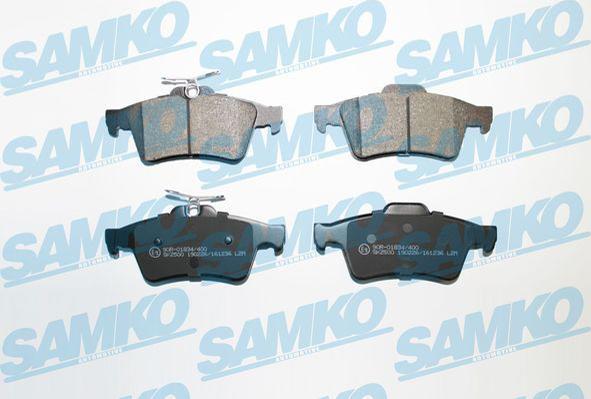 Samko 5SP1236 - Kit pastiglie freno, Freno a disco www.autoricambi360.it