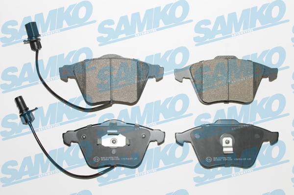 Samko 5SP1230 - Kit pastiglie freno, Freno a disco www.autoricambi360.it