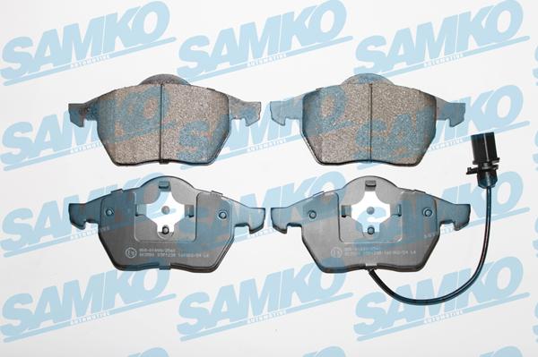 Samko 5SP1238 - Kit pastiglie freno, Freno a disco www.autoricambi360.it