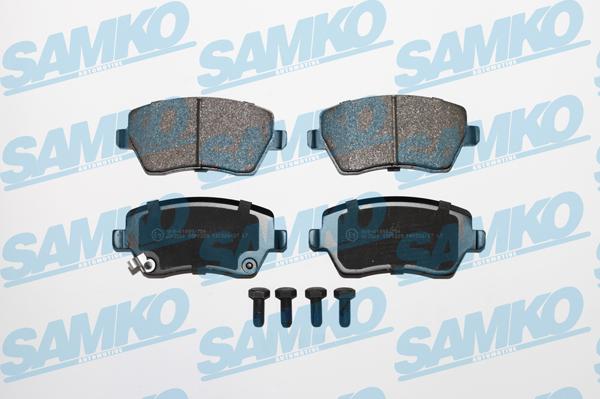 Samko 5SP1229 - Kit pastiglie freno, Freno a disco www.autoricambi360.it