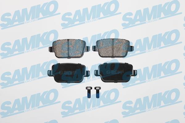 Samko 5SP1272 - Kit pastiglie freno, Freno a disco www.autoricambi360.it