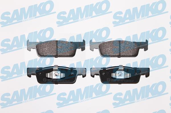 Samko 5SP1702 - Kit pastiglie freno, Freno a disco www.autoricambi360.it