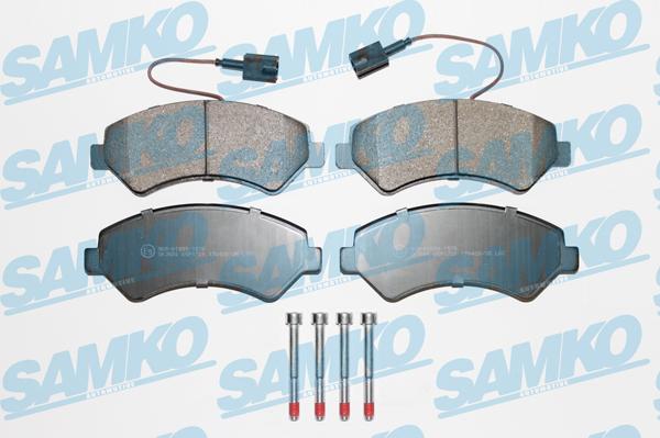Samko 5SP1721 - Kit pastiglie freno, Freno a disco www.autoricambi360.it