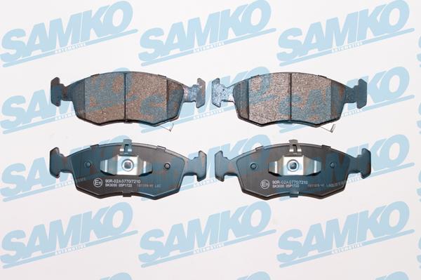 Samko 5SP1722 - Kit pastiglie freno, Freno a disco www.autoricambi360.it