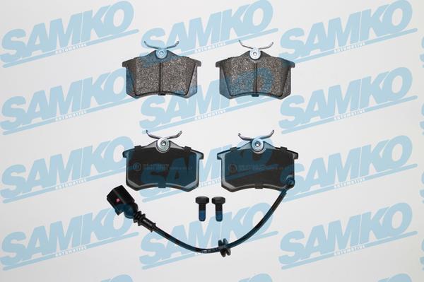 Samko 5SP853 - Kit pastiglie freno, Freno a disco www.autoricambi360.it