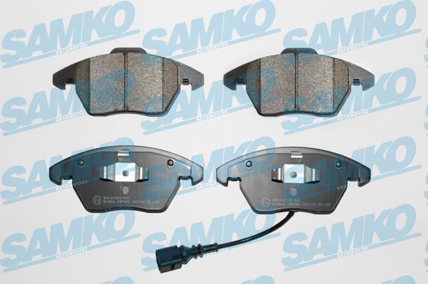 Samko 5SP866 - Kit pastiglie freno, Freno a disco www.autoricambi360.it