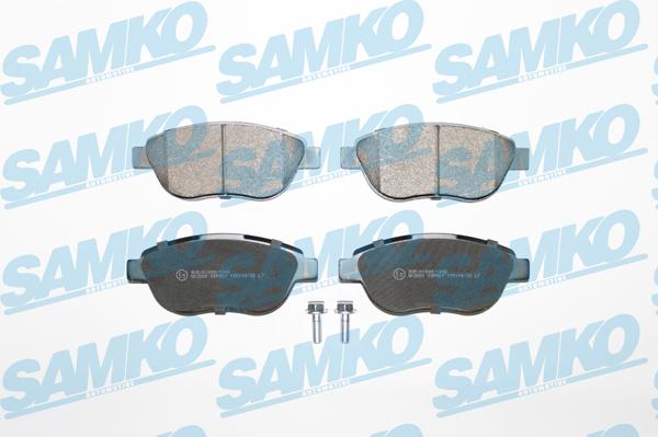 Samko 5SP807 - Kit pastiglie freno, Freno a disco www.autoricambi360.it