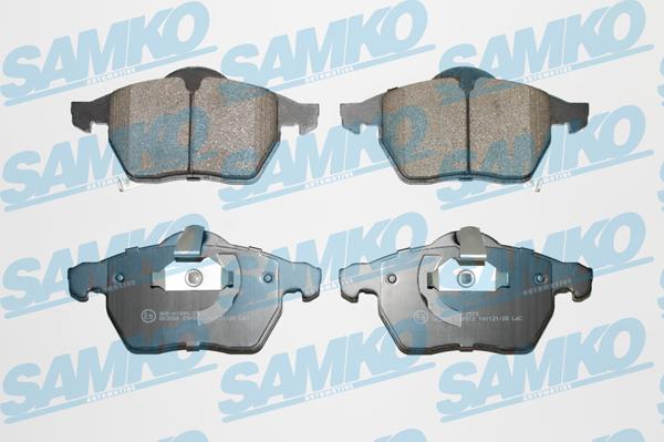 Samko 5SP812 - Kit pastiglie freno, Freno a disco www.autoricambi360.it