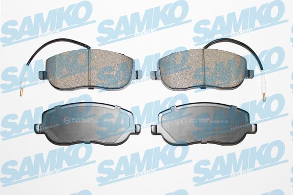 Samko 5SP831 - Kit pastiglie freno, Freno a disco www.autoricambi360.it