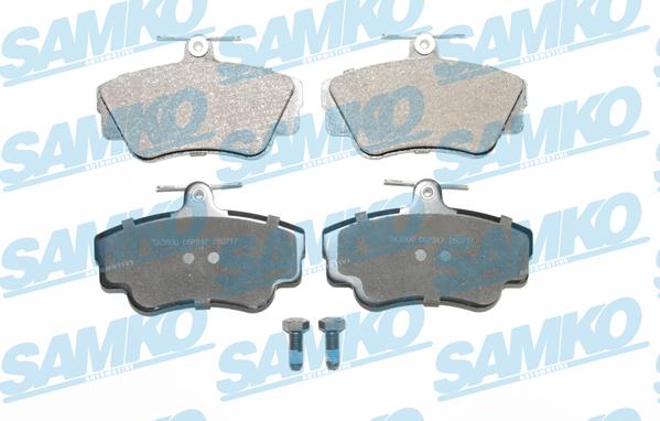 Samko 5SP347 - Kit pastiglie freno, Freno a disco www.autoricambi360.it