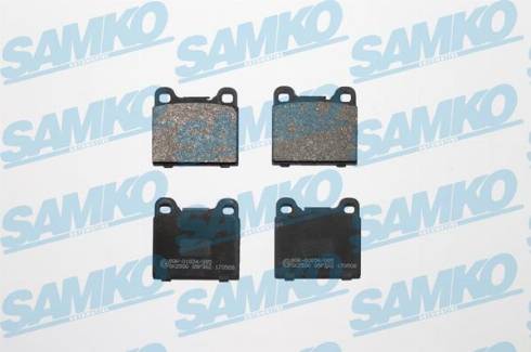 Samko 5SP362 - Kit pastiglie freno, Freno a disco www.autoricambi360.it