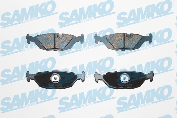 Samko 5SP306 - Kit pastiglie freno, Freno a disco www.autoricambi360.it