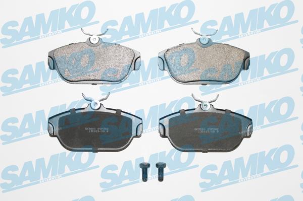 Samko 5SP382 - Kit pastiglie freno, Freno a disco www.autoricambi360.it