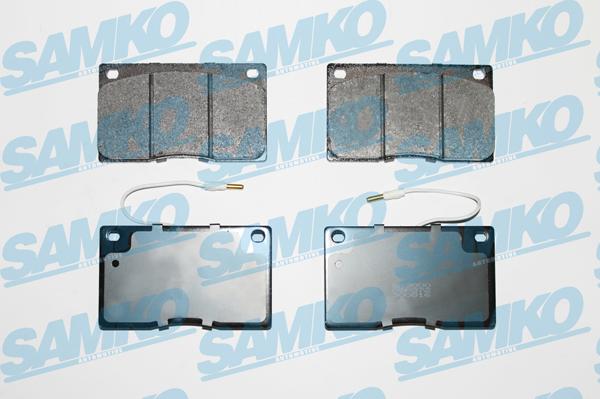Samko 5SP372 - Kit pastiglie freno, Freno a disco www.autoricambi360.it