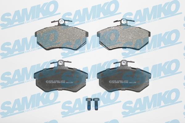 Samko 5SP299 - Kit pastiglie freno, Freno a disco www.autoricambi360.it
