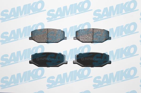 Samko 5SP290 - Kit pastiglie freno, Freno a disco www.autoricambi360.it