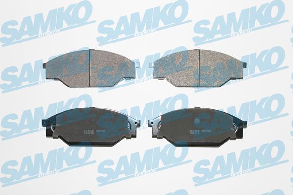 Samko 5SP266 - Kit pastiglie freno, Freno a disco www.autoricambi360.it