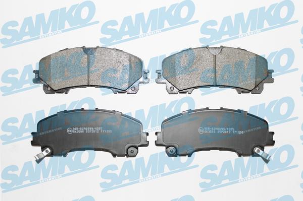 Samko 5SP2012 - Kit pastiglie freno, Freno a disco www.autoricambi360.it