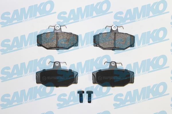 Samko 5SP217 - Kit pastiglie freno, Freno a disco www.autoricambi360.it