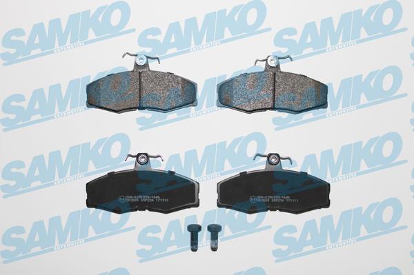 Samko 5SP234 - Kit pastiglie freno, Freno a disco www.autoricambi360.it